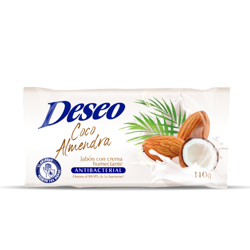 Jabón En Barra Deseo Coco Almendra