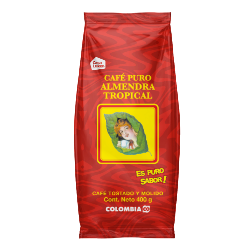 Café Puro Almendra Tropical Tostado y Molido